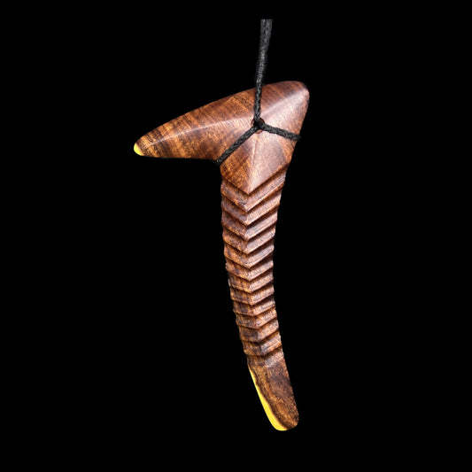 Limited Edition Hunting Boomerang Pendant (TrellMit)