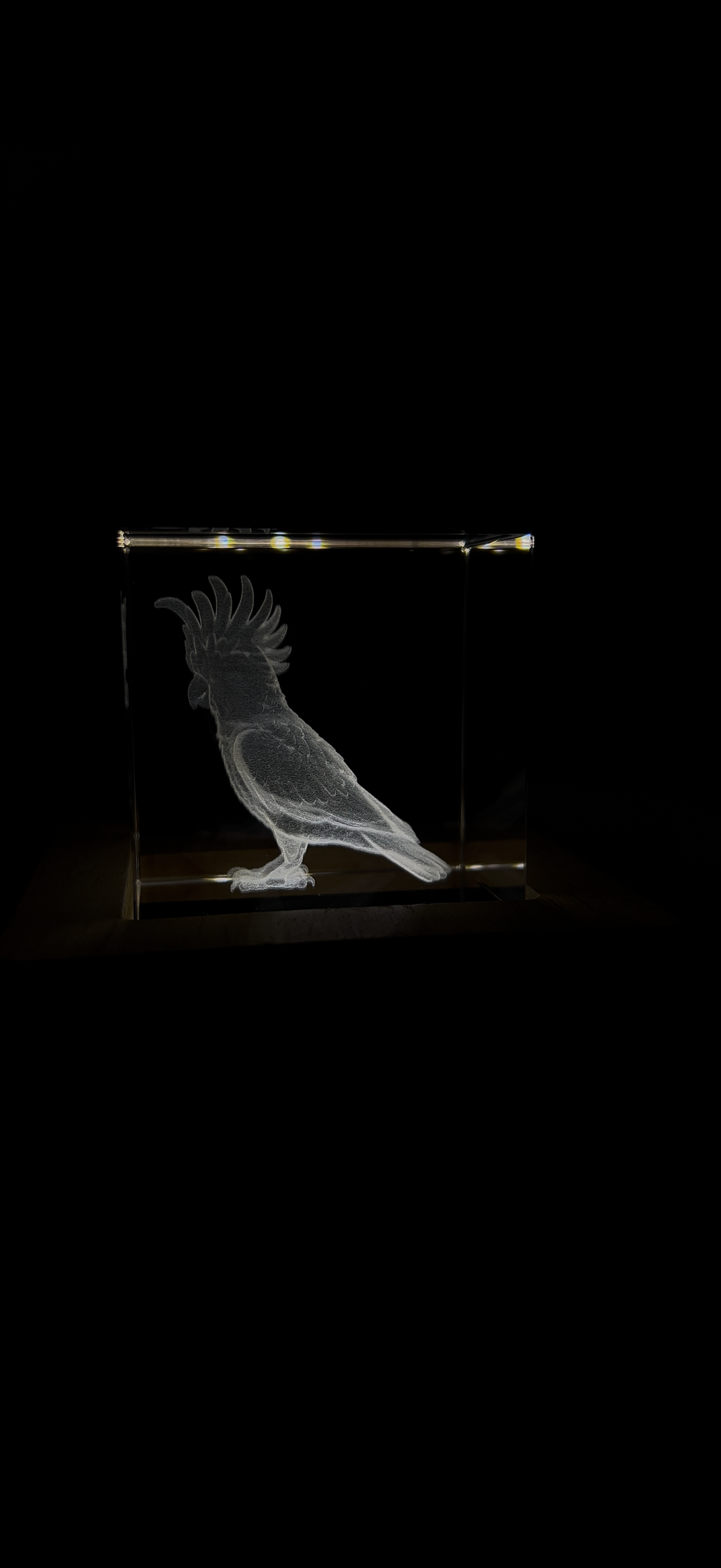 Engraved K9 Crystal