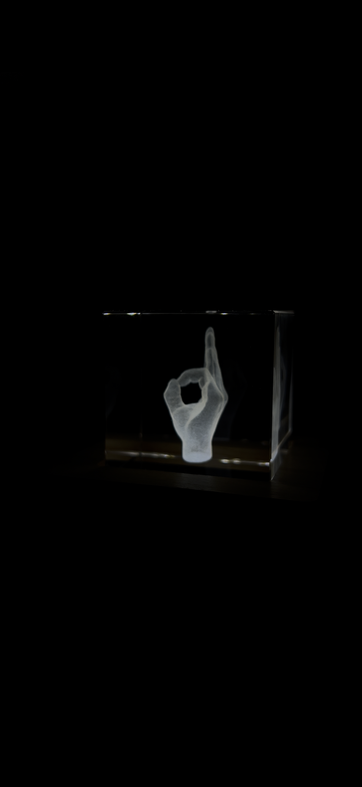 Engraved K9 Crystal